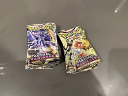 Pokemon TCG: SWSH Astral Radiance Booster pack lot (13 Packs total) - Image 1