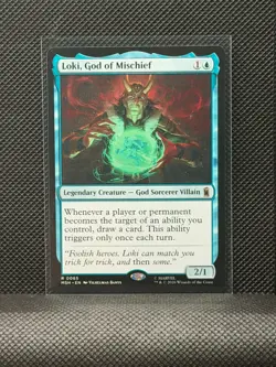 Loki, God of Mischief Rare #65 Marvel Super Heroes Magic: The Gathering Regular - Image 1