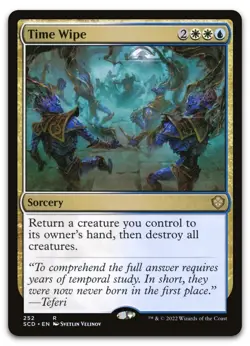 Time Wipe #252 (NM) Starter Commander SCD Magic MTG - Image 1