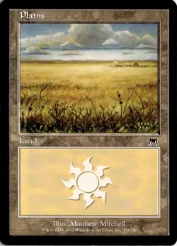 Plains () L Onslaught 332 Magic The Gathering - Image 1