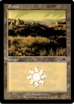 Plains () L Onslaught 333 Magic The Gathering - Image 1