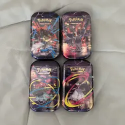 Pokemon TCG Mega Evolution- Mega Heroes Mini Tins x4 - New & Sealed - Image 1