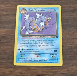 WotC Pokemon TCG Dark Gyarados 25/82 Team Rocket Rare Regular Unlimited 2000 - Image 1