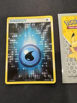 Pokemon Card Water Energy 103/106 EX Emerald Holo Rare 037🔥LP MP +🔥 - Image 1