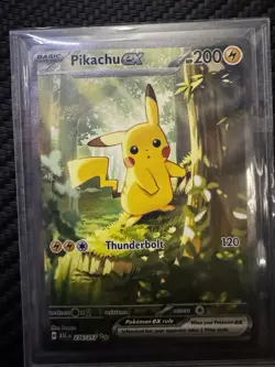 Pikachu ex Secret Rare Full Art Holo Scarlet & Violet 276/217 Pokemon TCG - Image 2