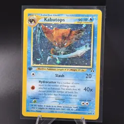 Pokemon 1st Edition Kabutops Neo Discovery 6/75 Holo Rare - Image 1