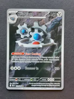 Pokemon - Klinklang 141/086 - Black Bolt - Illustration Rare - NM - Image 1