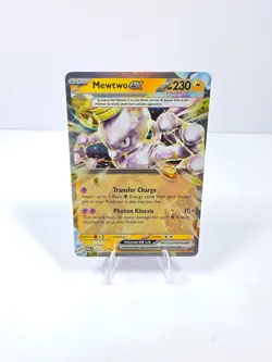Pokemon TCG Mewtwo EX Double Rare Holo 058/182 Near Mint - Image 1