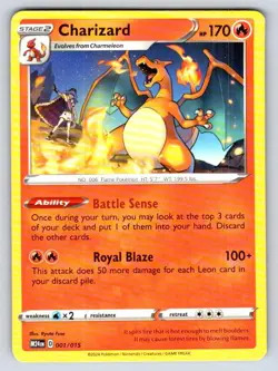 Charizard 001/015 Promo McDonald's Promos 2024 Pokemon Near Mint - Image 1