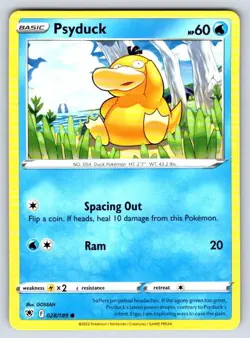 Psyduck 028/189 Common Astral Radiance Pokemon Near Mint - Image 1