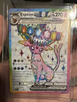 Espeon ex SVP175 Sv: Scarlet & Violet Black Star Promo Pokemon TCG NM - Image 2