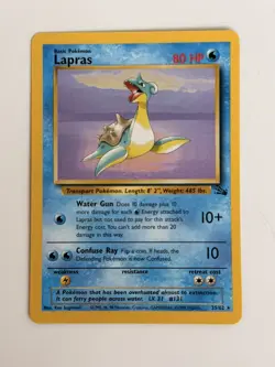 Lapras 25/62 Rare Fossil Pokemon Never Played - Image 1