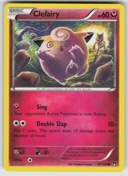 Clefairy 81/122 Common BREAKpoint Pokemon Lightly Played - Image 1
