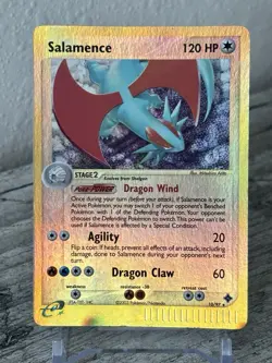 Pokemon TCG EX Dragon Salamence 10/97 Reverse Holo - Image 1