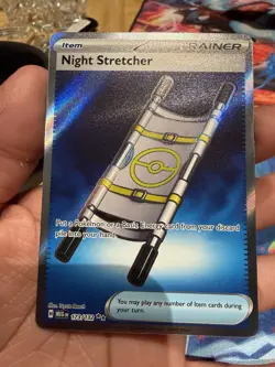 Pokemon TCG Night Stretcher 173/132 Trainer-Item Holo Ultra Rare ME01 EN - Image 1