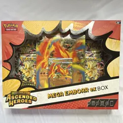 2x The Pokemon Company Mega Evolution Ascended Heroes Emboar & Feraligatr ex Box - Image 2