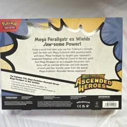 2x The Pokemon Company Mega Evolution Ascended Heroes Emboar & Feraligatr ex Box - Image 5