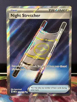 Night Stretcher 173/132 -Pokemon Mega Evolutions Full Art Trainer Playable NM/M - Image 1