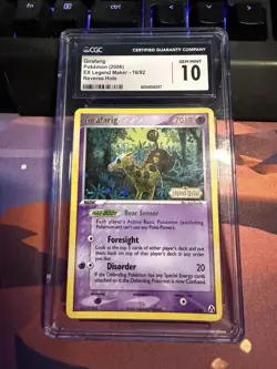 Pokemon - Girafarig Legend Maker 16/92 Reverse Holo Stamped - Image 1