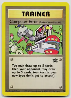 Computer Error 16 Wizards Black Star Promos Pokemon LP - Image 1