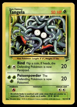 Pokemon TCG Base Set 2 96/130 Tangela NM - Image 1