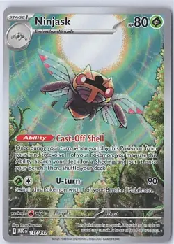 Ninjask 137/132 Illustration Rare Mega Evolution English Pokemon TCG - Image 1