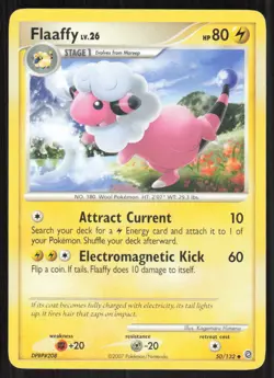 Pokemon TCG Secret Wonders #50/132 Flaaffy LP - Image 1