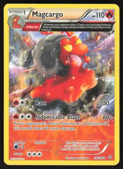 Pokemon TCG Primal Clash #24/160 Magcargo MP - Image 1