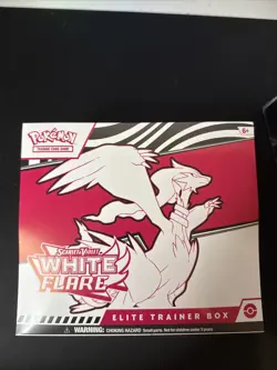 Pokemon Scarlet & Violet Black Bolt & White Flare ETB Elite Trainer Boxes Sealed - Image 3