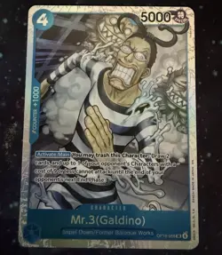 Bandai Mr. 3 (Galdino) OP16-056 OP-16 SR Special Foil EN 5000 - Image 1