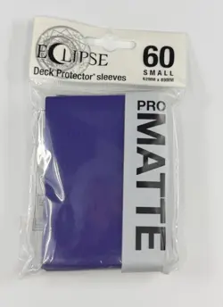(60) Ultra Pro Eclipse PRO MATTE ROYAL PURPLE Small Deck Protector Card Sleeves - Image 1