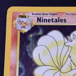 Ninetales 12/102 Base Set Pokemon TCG Holo Foil Rare Card Moderately Played MP - Image 2