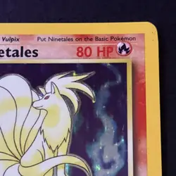 Ninetales 12/102 Base Set Pokemon TCG Holo Foil Rare Card Moderately Played MP - Image 3