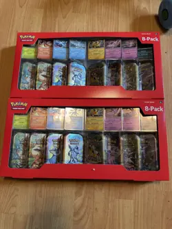 Pokemon TCG: Prismatic Evolutions 8 Mini-Tins Promos Costco - Image 5