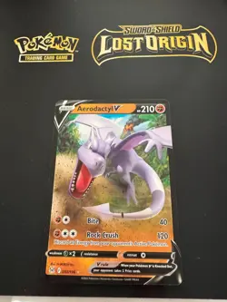 Aerodactyl V Half-Art Ultra Rare - POKEMON CARD - LOST ORIGIN - 092/196 NM - Image 1