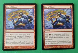 MTG Magic the Gathering - Rite of Flame Card x 2 - Coldsnap - Sorcery - Image 1