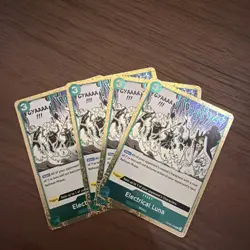 One Piece TCG Electrical Luna OP08-036 Rare Foil Two Legends English 4x Playset - Image 1