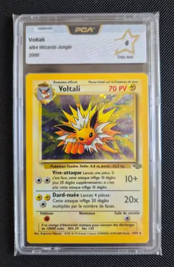 PCA 6 - Voltali Holo Unlimited Jungle 4/64 Wizards 2000 FR Carte Pokemon - Image 1