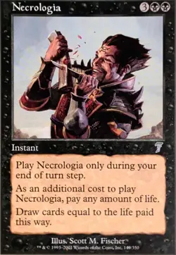 Necrologia 149 UC 7th Edition Magic: The Gathering NM - Image 1