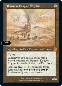 Ramos, Dragon Engine (Schematic) [The Brothers' War: Retro Frame Artifacts] N... - Image 1
