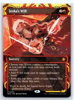 Jeska's Will 44 Secrets of Strixhaven: Mystical Archive Magic: The Gathering NM - Image 1