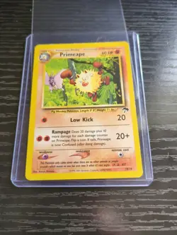 Pokemon TCG Primeape 18/18 Southern Islands Promo LP - Image 1