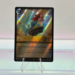 Disney Lorcana Fabled Ariel Singing Mermaid Card 15/204 NM Rare Rainbow Foil - Image 1