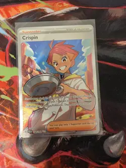 Crispin 164/142 Ultra Rare Stellar Crown Pokemon TCG Card NM - Image 1