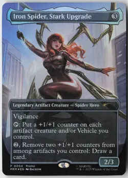 Iron Spider, Stark Upgrade (Borderless) (4) - Foil - Media Promos (MEDIA) - NM - Image 1