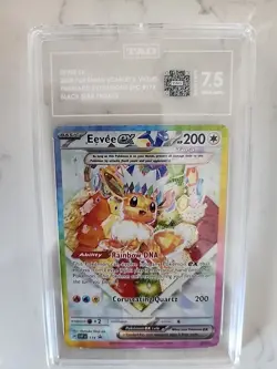 Pokemon TCG 2025 Prismatic Evolutions SPC Eevee 174 Black Star Promo TAG 7.5 - Image 3