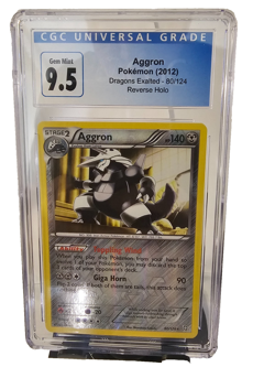 Pokemon Aggeron Dragons Exalted Reverse Holo 80/120 CGC Gem MINT 10 POP 1 - Image 1