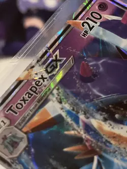 Pokemon TCG Toxapex GX Sun & Moon: Guardians Rising 57/145 Holo Ultra Rare HP - Image 2