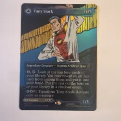 Tony Stark (Borderless) (0392) Marvel Super Heroes Foil - Image 2