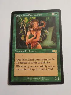Argothian Enchantress (played) x1 - MTG Vintage Rare - check my store!!! - Image 1